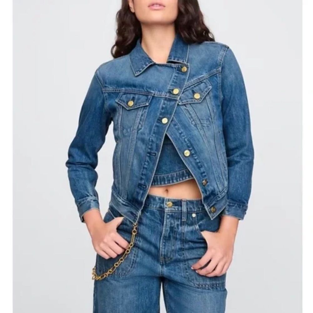 NWTs Cult Gaia x GAP Jean Jacket Size Small